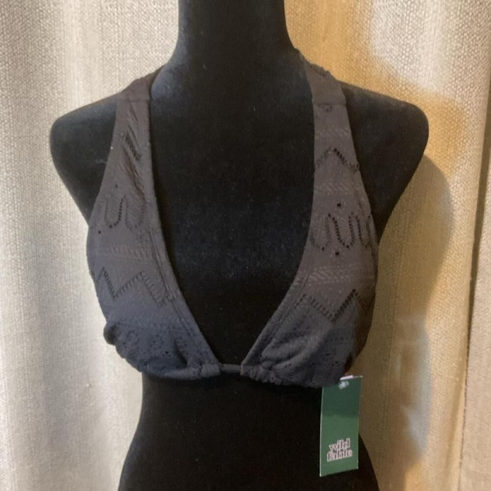 Wild-fable Women's Black Bikini-and-tankini-tops